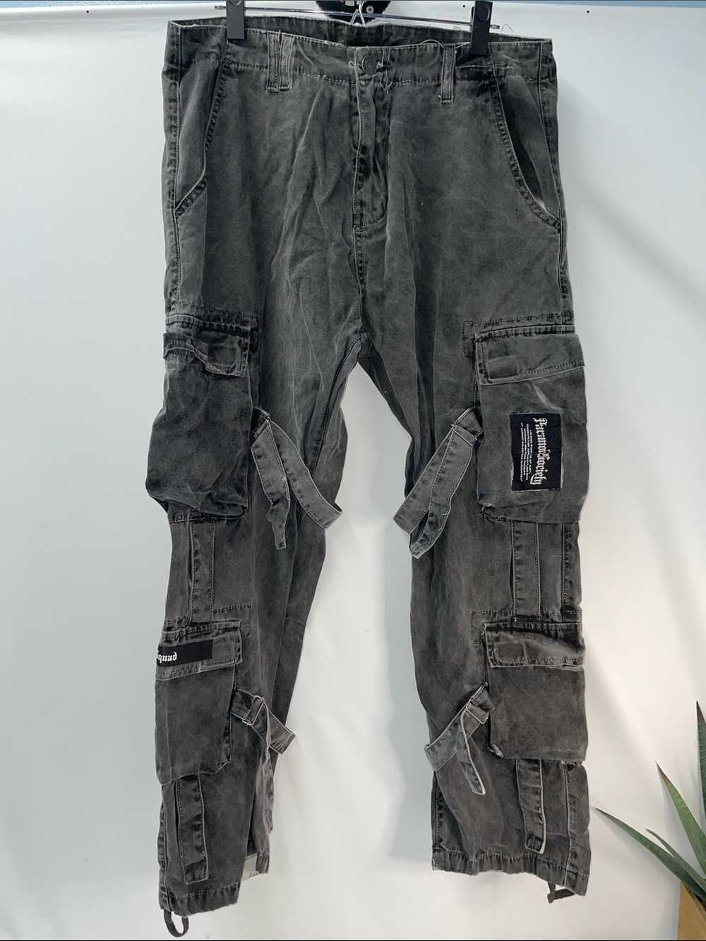 BLACK SQUAD EURO CARGO PANTS FTL-06-159